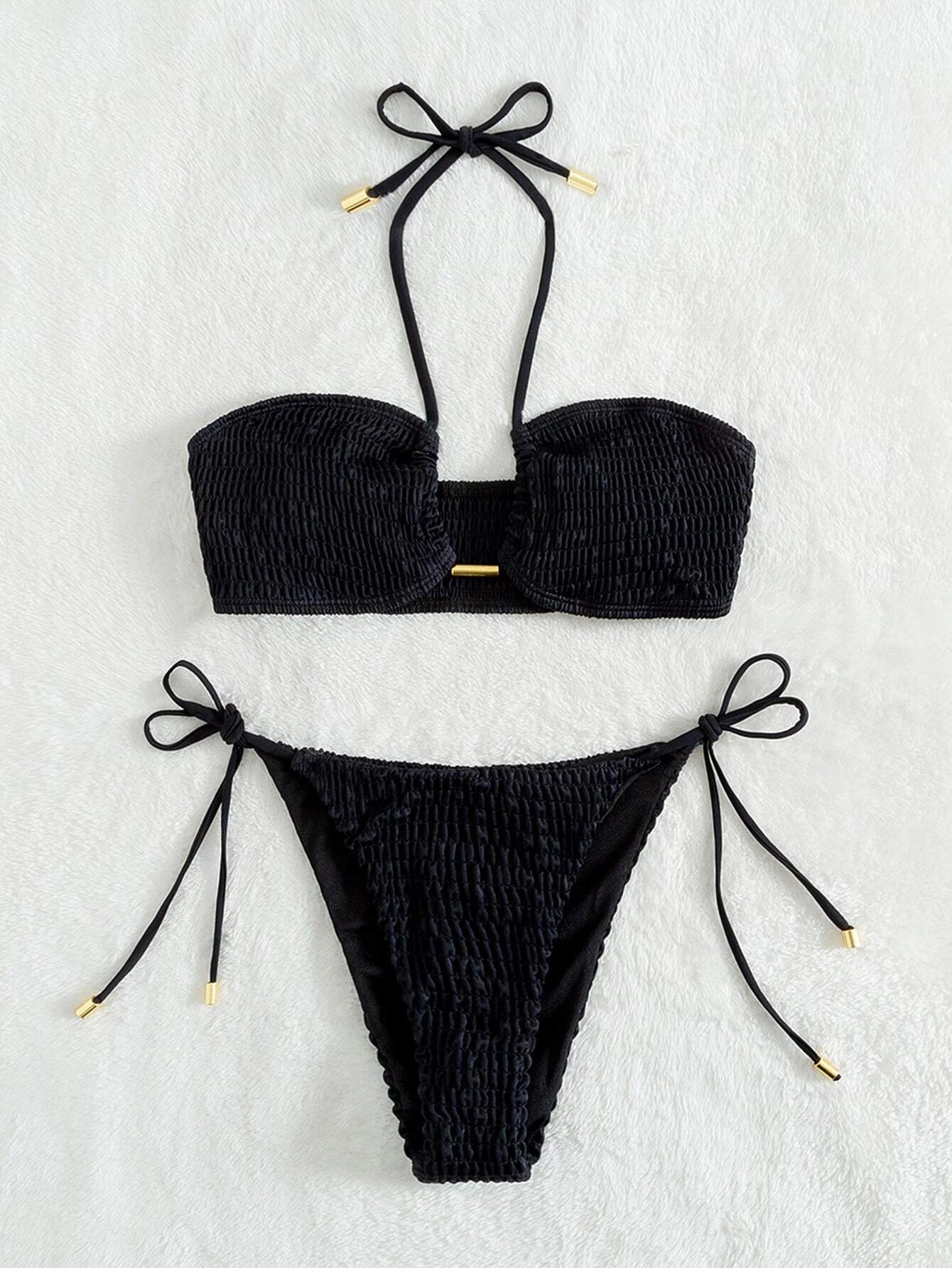 Leeward · NW SW-B36 — solid bikini set