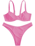 Strand · NW SW-D02 — ribbed underwire bikini