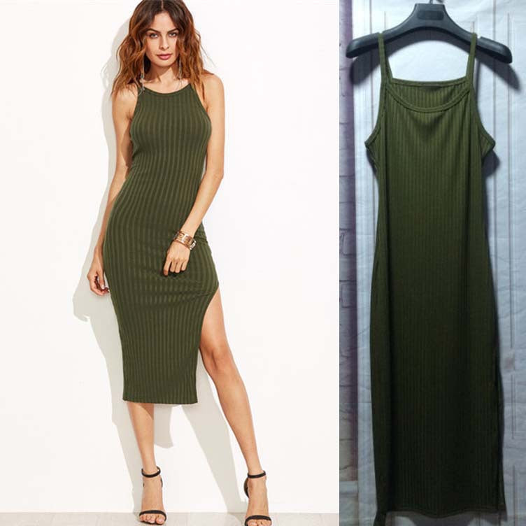 Paros — Backless Slip Midi