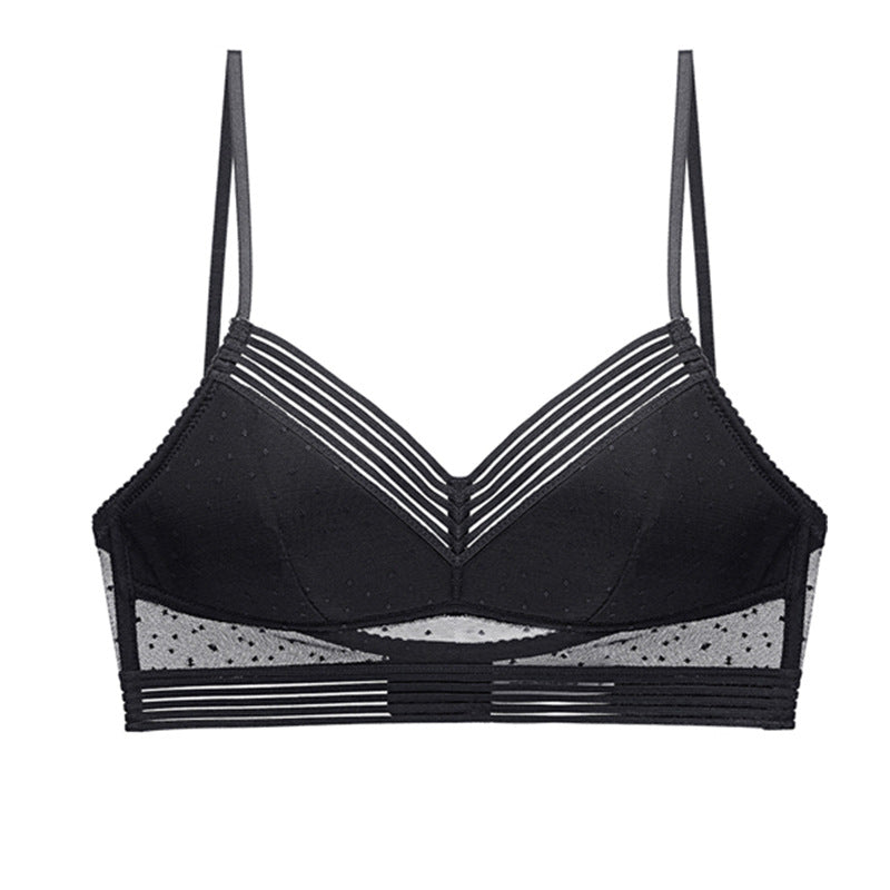 Ivoire · NW IN-A23 — delicate lace wireless bra