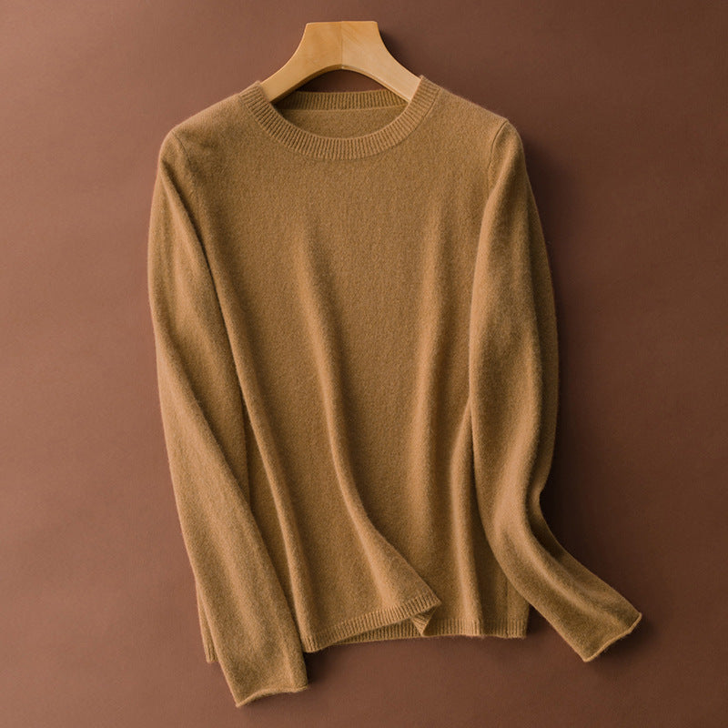 Sable · NW CA-17 — Women's French Round-Neck Cashmere