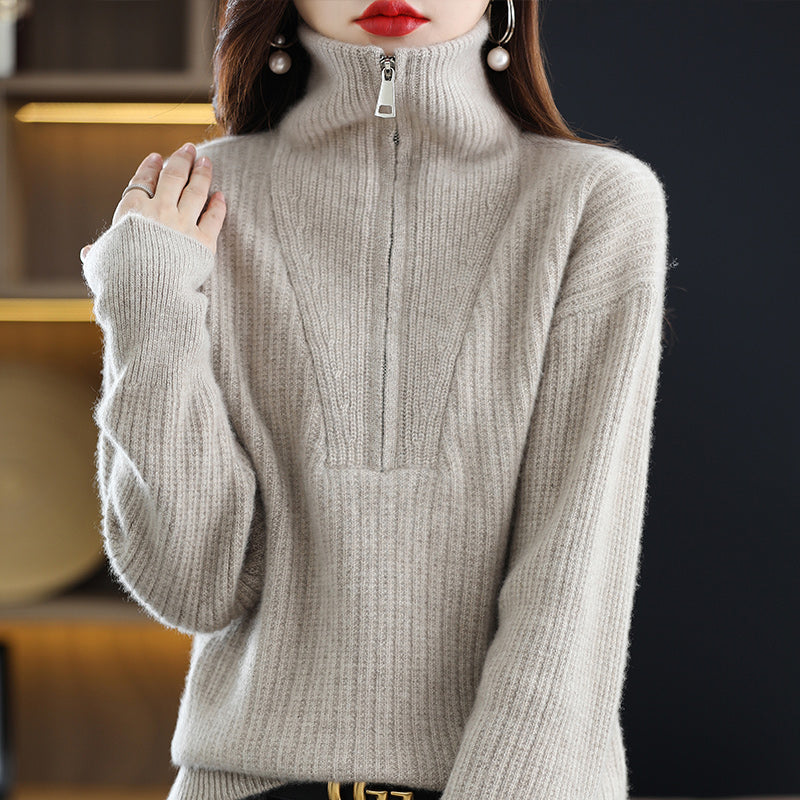 Ironstone · NW CR-09 — merino wool thick turtleneck