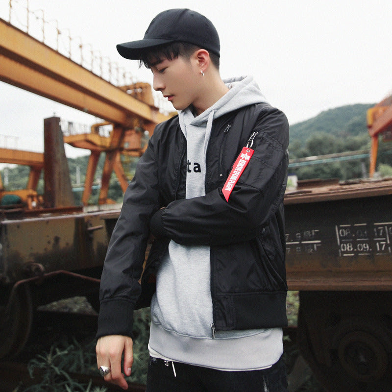 Hoddle · NW OW-02 — Zip-Front Bomber Jacket