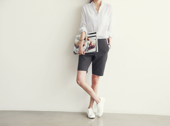 Jamieson — Relaxed Cotton-Linen Long-Sleeve Shirt
