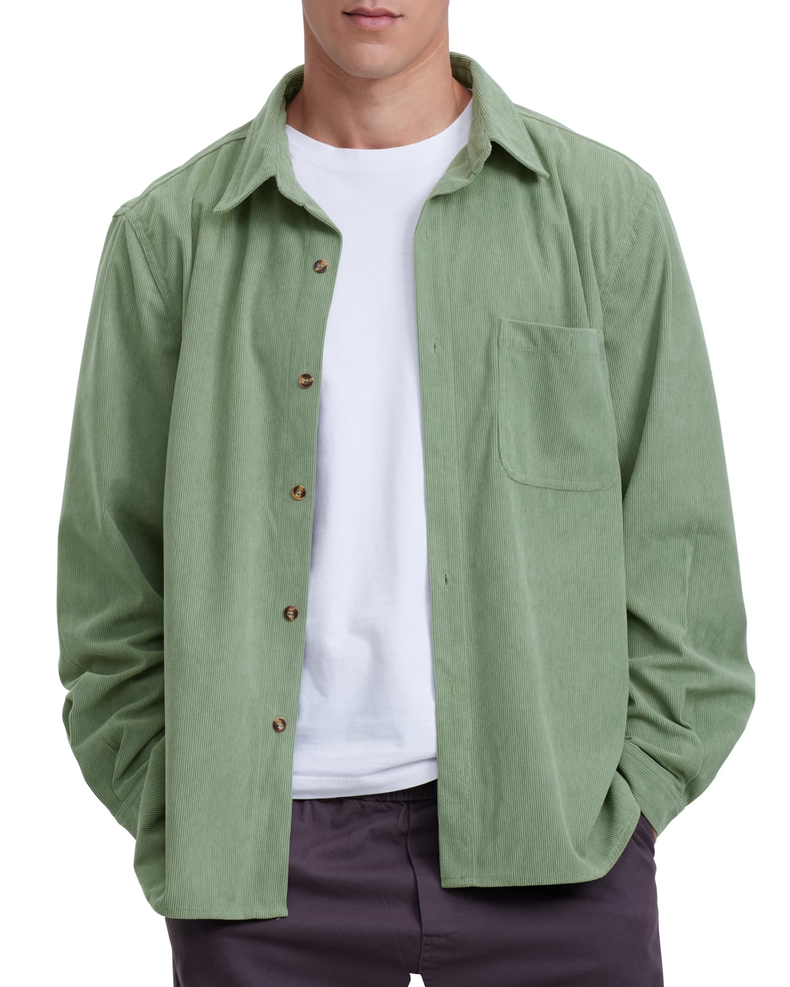 Foxtrot · NW OS-05 — corduroy field overshirt