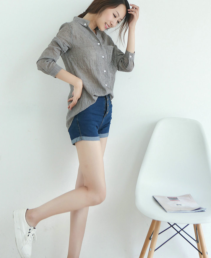 Marri · NW SH-19 — Cotton-Linen Everyday Shirt