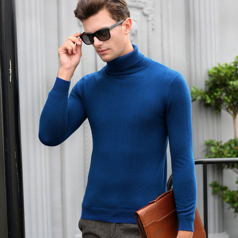 Sarsen · NW CR-07 — pure-wool high-collar knit