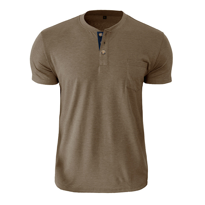 Pillar · NW KT-11 — Men's Heavyweight Short-Sleeve Henley Tee