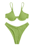 Reef · NW SW-F05 — ribbed high-cut triangle set