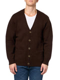 Flint · NW CD-01 — Shetland wool button cardigan