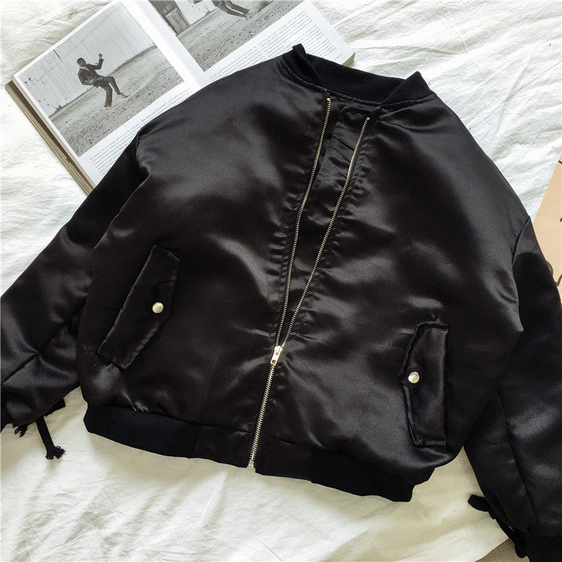 Mushroom · NW OW-08 — Short Bomber Jacket
