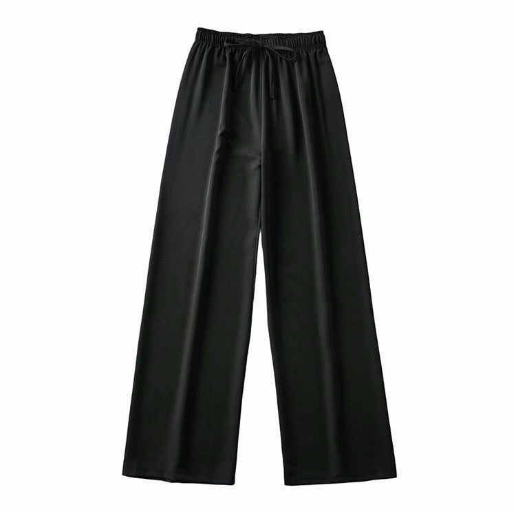 Portland · NW TP-18 — High-Waisted Wide-Leg Cotton Trouser