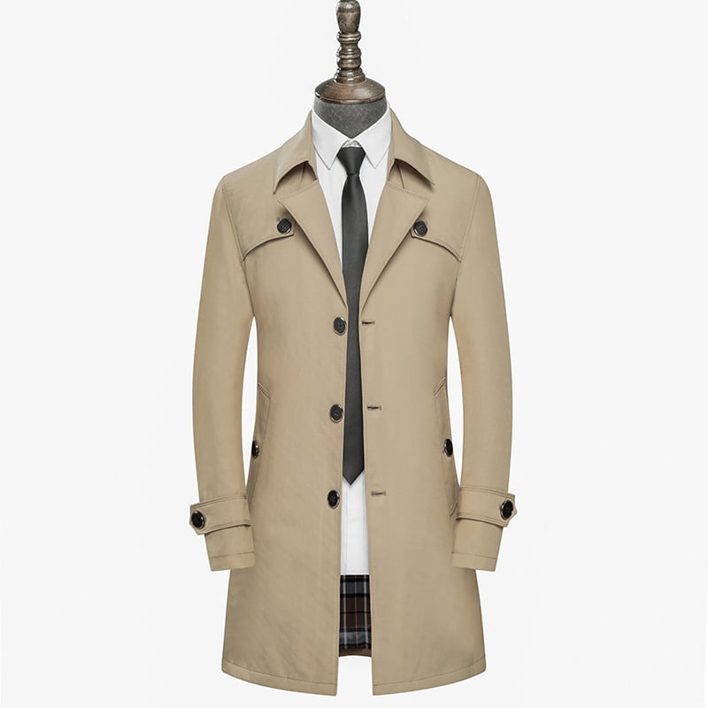 Warden · NW OB-08 — slim trench coat