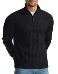 Albatross · NW 13-03 — Waffle-Knit Quarter-Zip