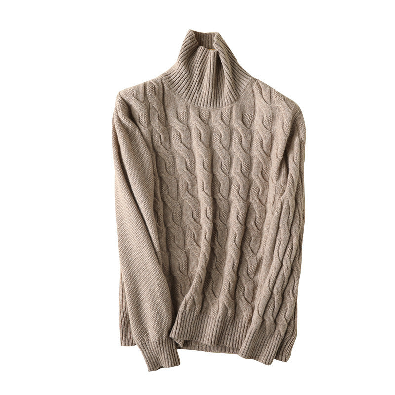 Quarry · NW CA-16 — Women's Solid Turtleneck Cashmere