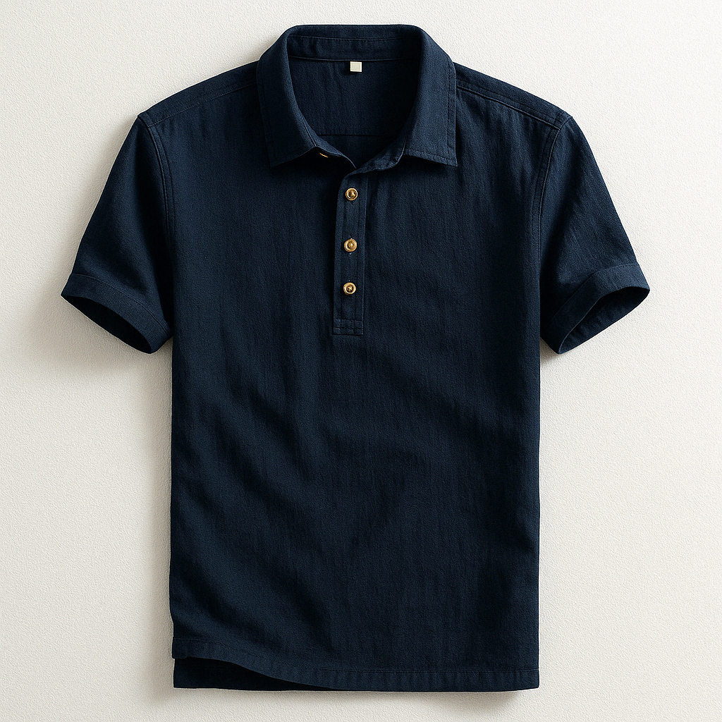 Sorrento · NW LN-02 — short-sleeve linen-blend shirt