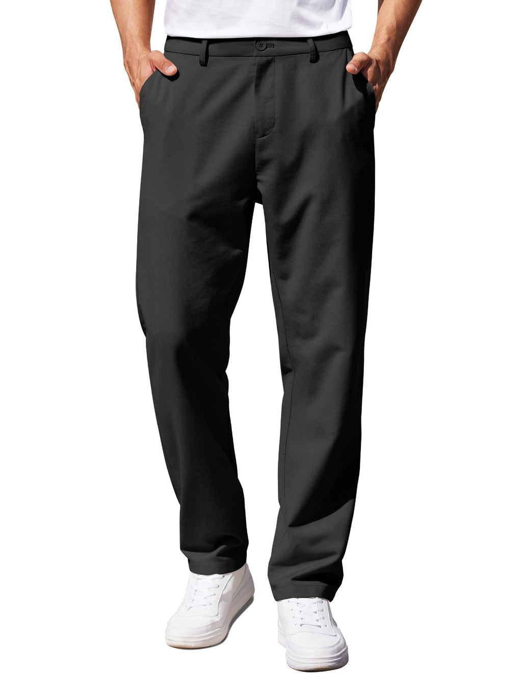 Onyx · NW CH-02 — Lightweight Flat-Front Twill Chino