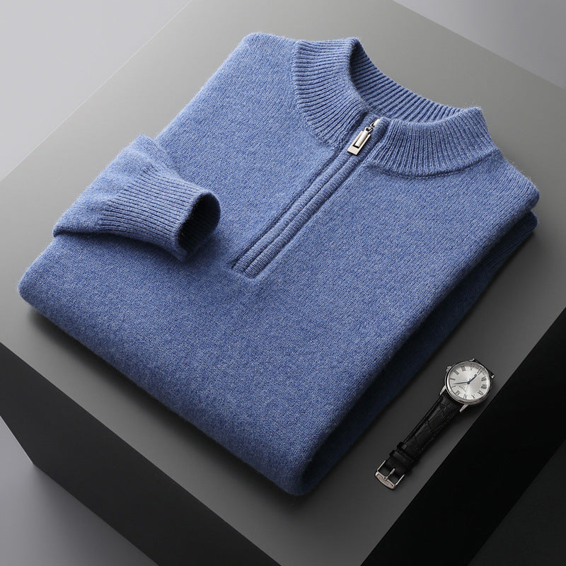 Herringbone · NW 01-15 — Storm Merino Half-Zip