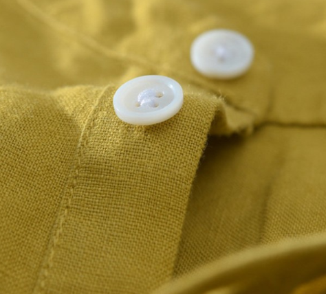 Bancoora · NW SH-50 — Cotton Short-Sleeve Band-Collar Shirt