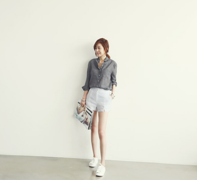 Jamieson · NW SH-38 — Relaxed Cotton-Linen Long-Sleeve Shirt