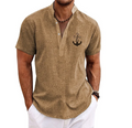 Aireys · NW SH-05 — Linen-Blend Short-Sleeve Shirt