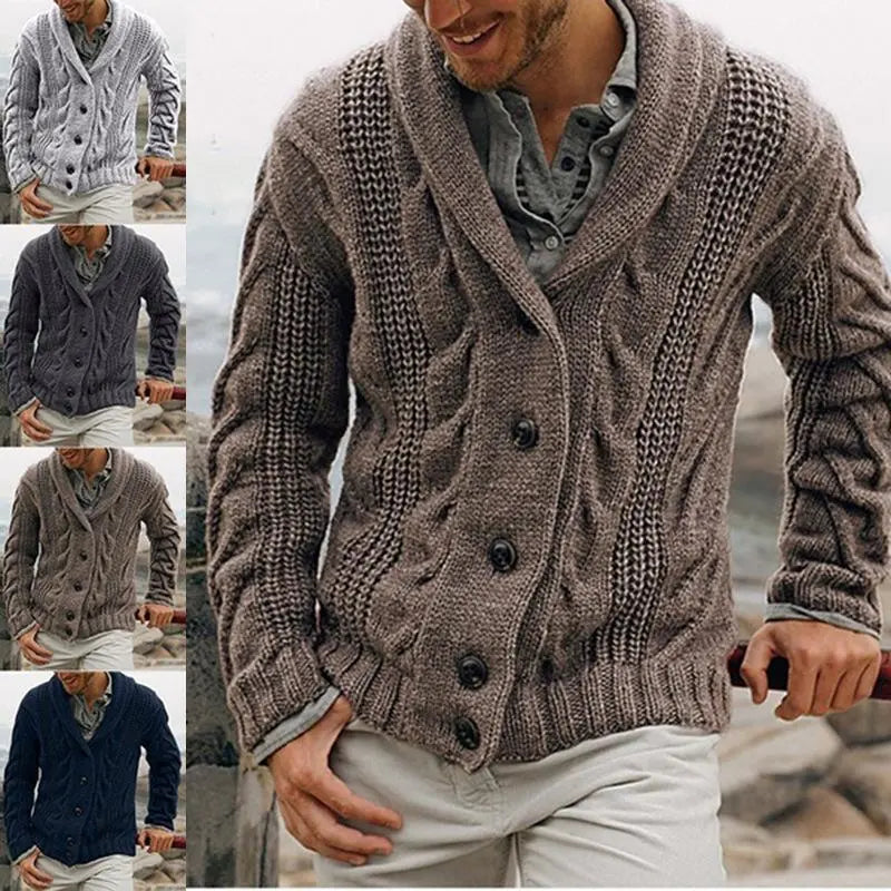 Marri · NW KT-44 — Button-Through Knitted Cardigan