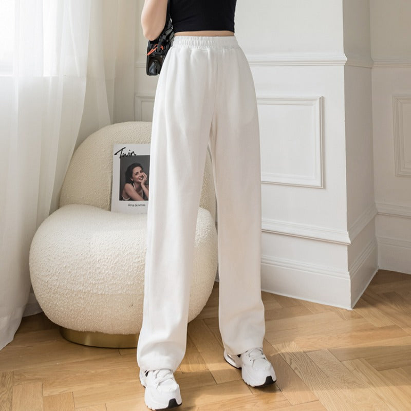 Nelson — Draped Wide-Leg Cotton Trouser