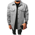 Gravel · NW CW-C20 — cotton overshirt