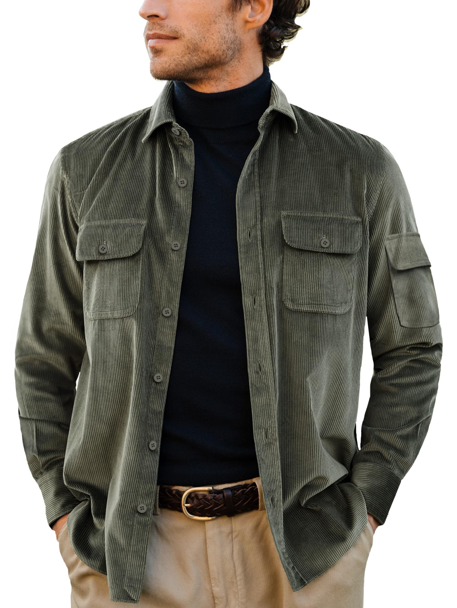 Bivouac · NW OS-04 — corduroy field overshirt