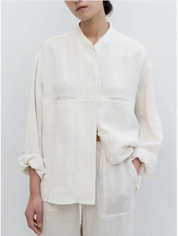 Bellarine · NW SH-01 — Relaxed Linen Shirt
