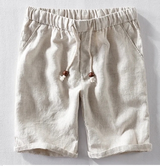 Yambuk · NW TP-16 — Elasticated Linen-Blend Short