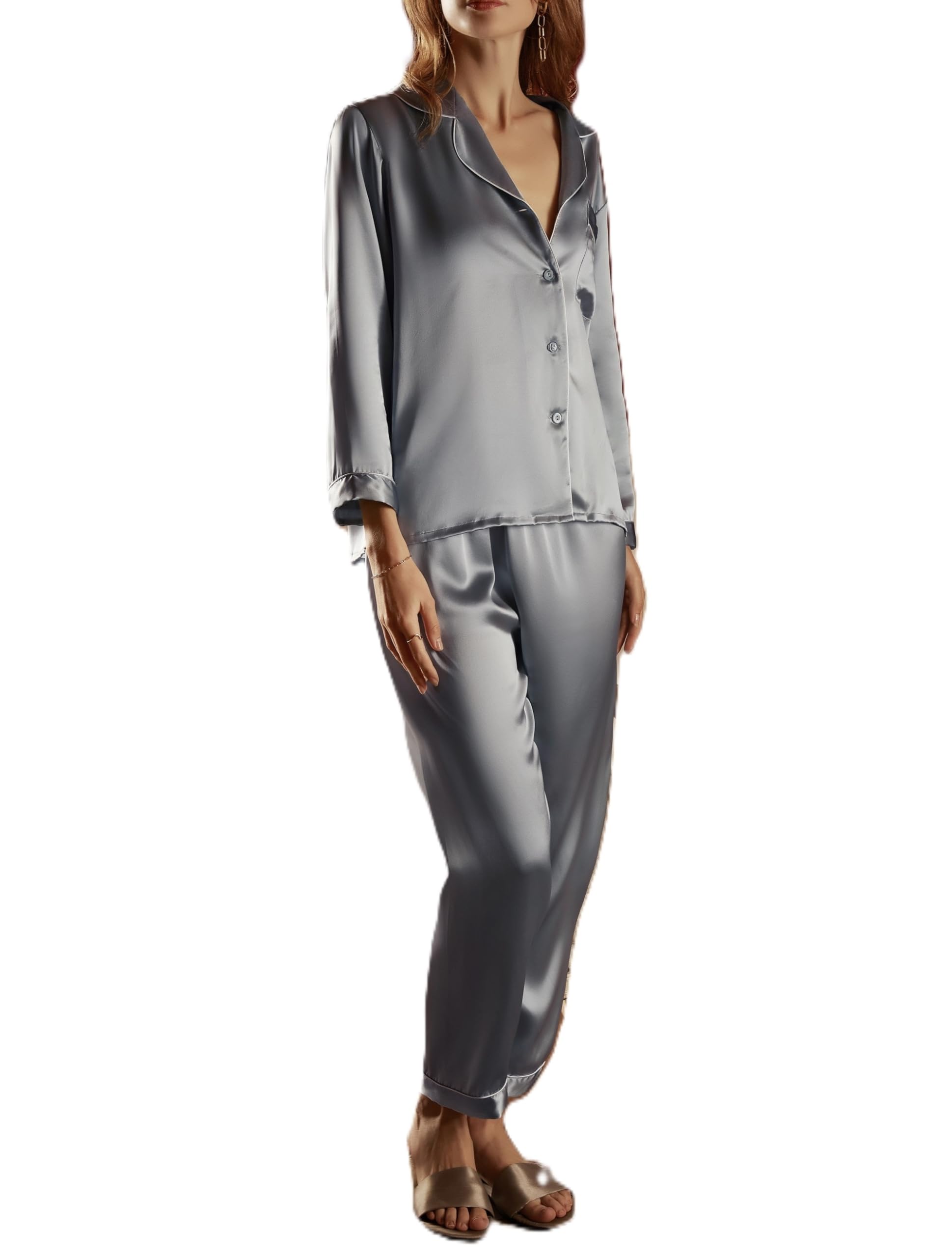 Solace · NW SK-10 — Silk Pajama Set