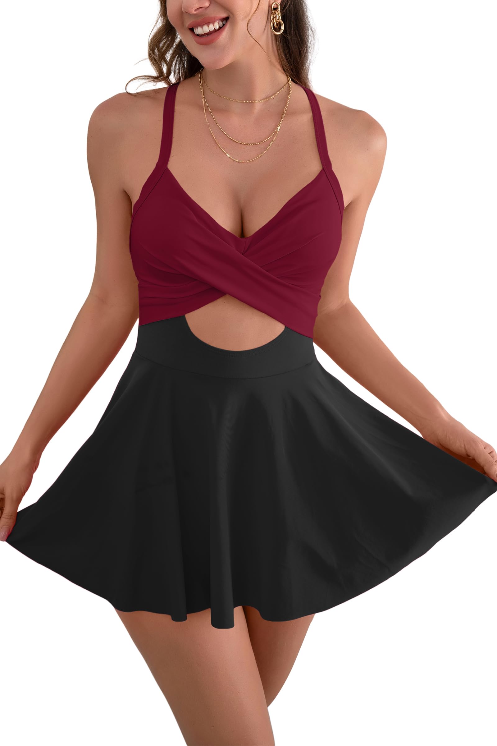Nerea · NW BS-C31 — wrap cutout maillot