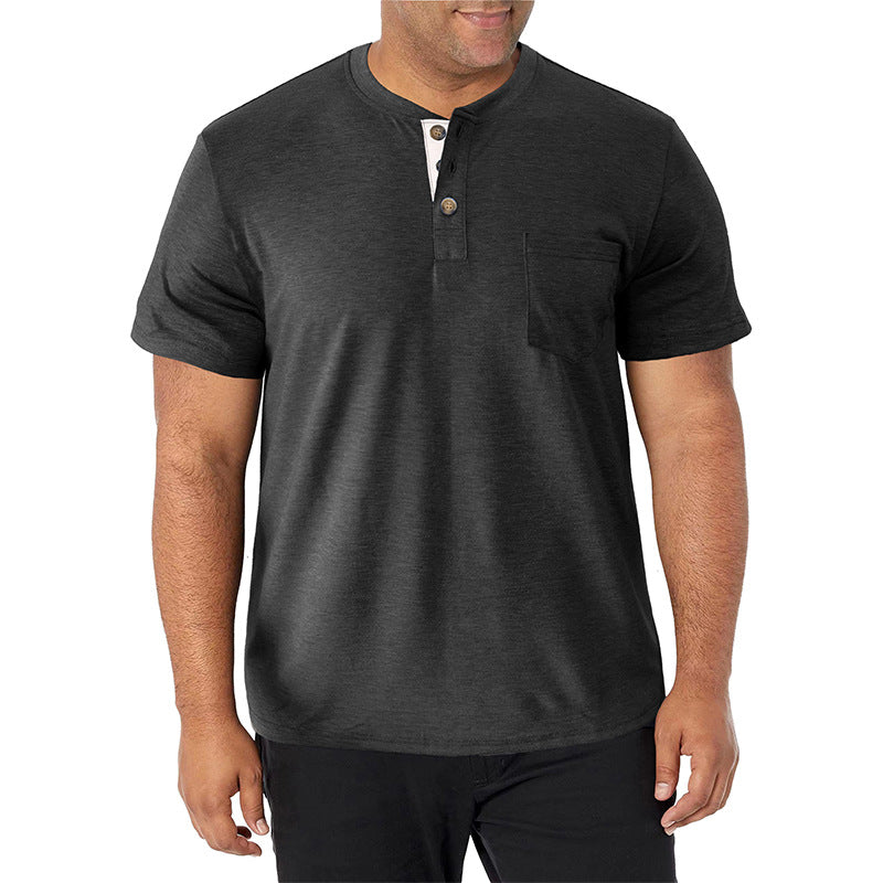 Pillar · NW KT-11 — Men's Heavyweight Short-Sleeve Henley Tee
