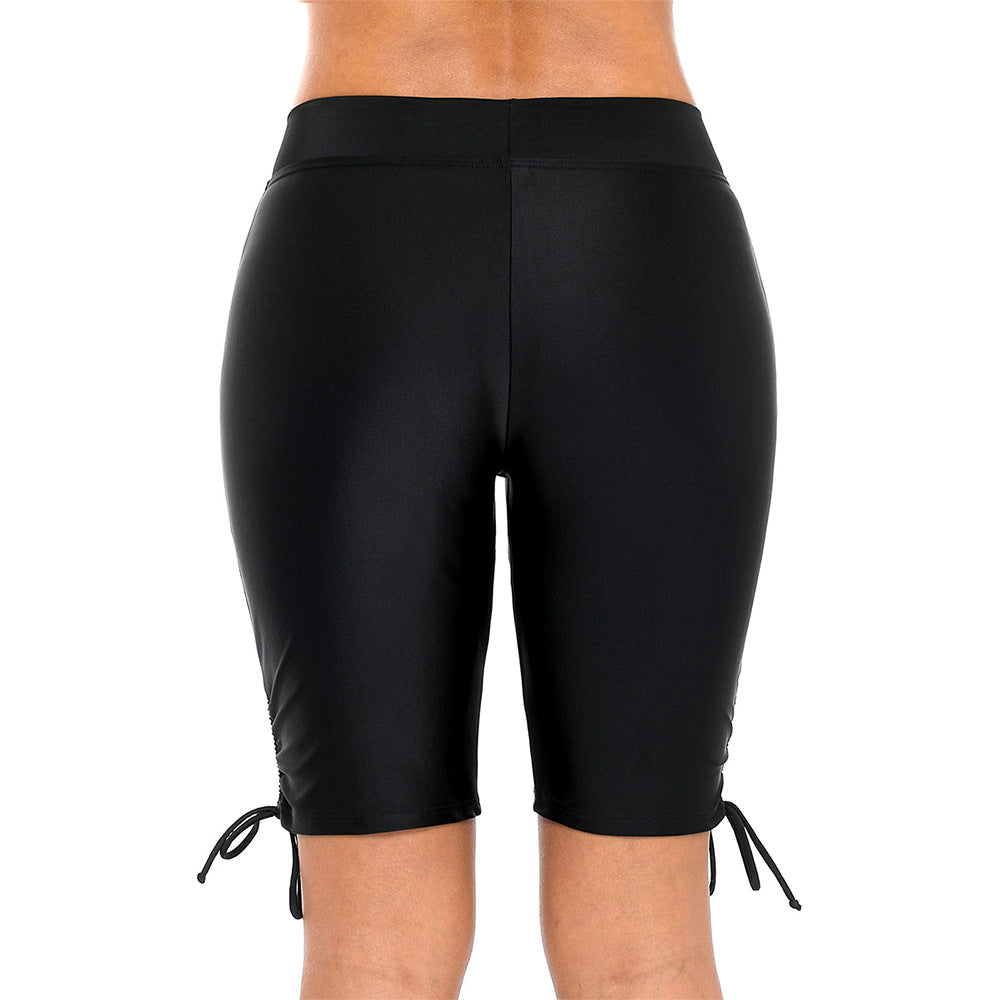Drik Drik · NW OW-47 — Solid Mid-Length Swim Short