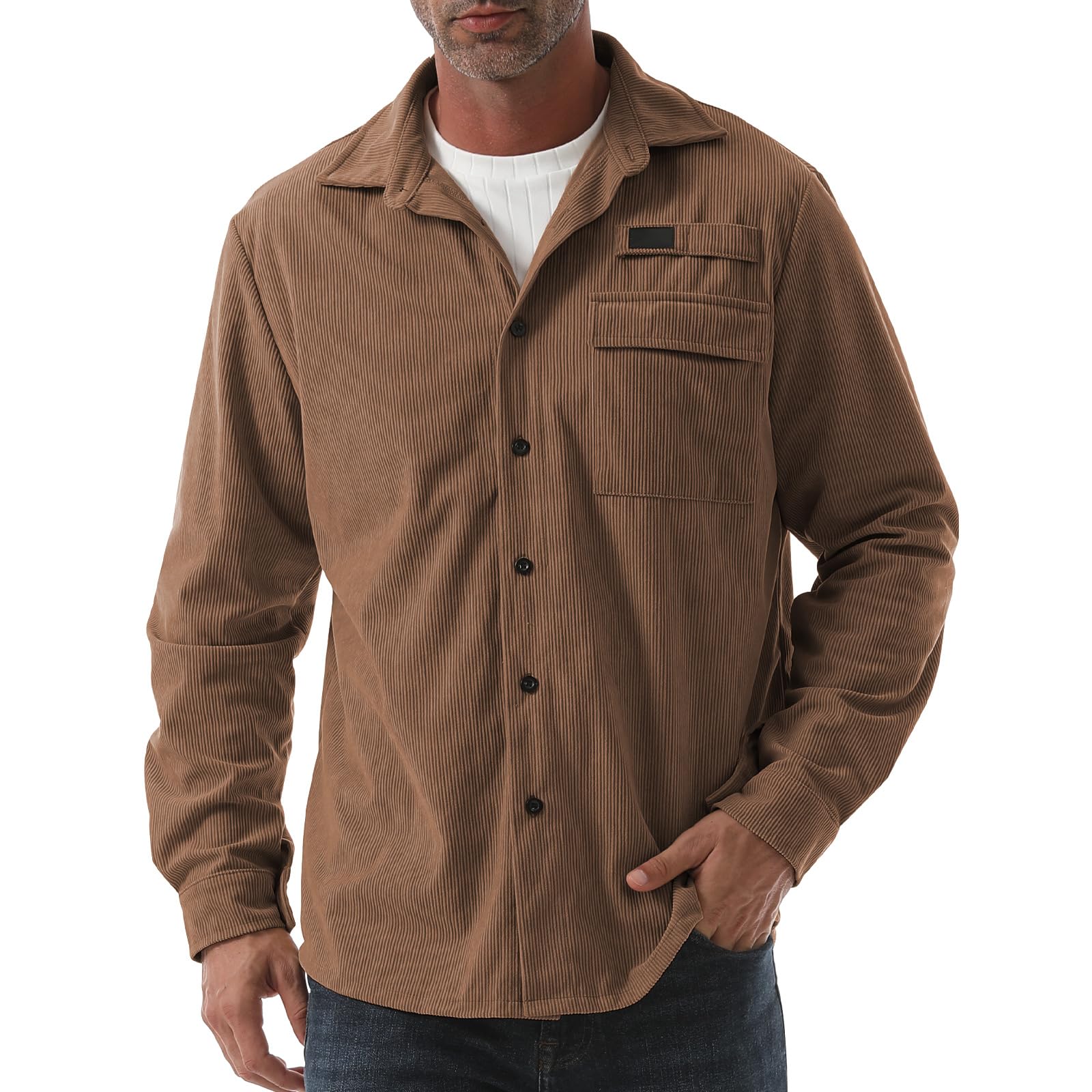 Cedar · NW OS-02 — corduroy overshirt