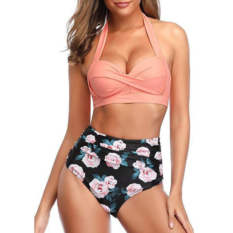 Harbor · NW SW-A15 — high-waisted solid bikini