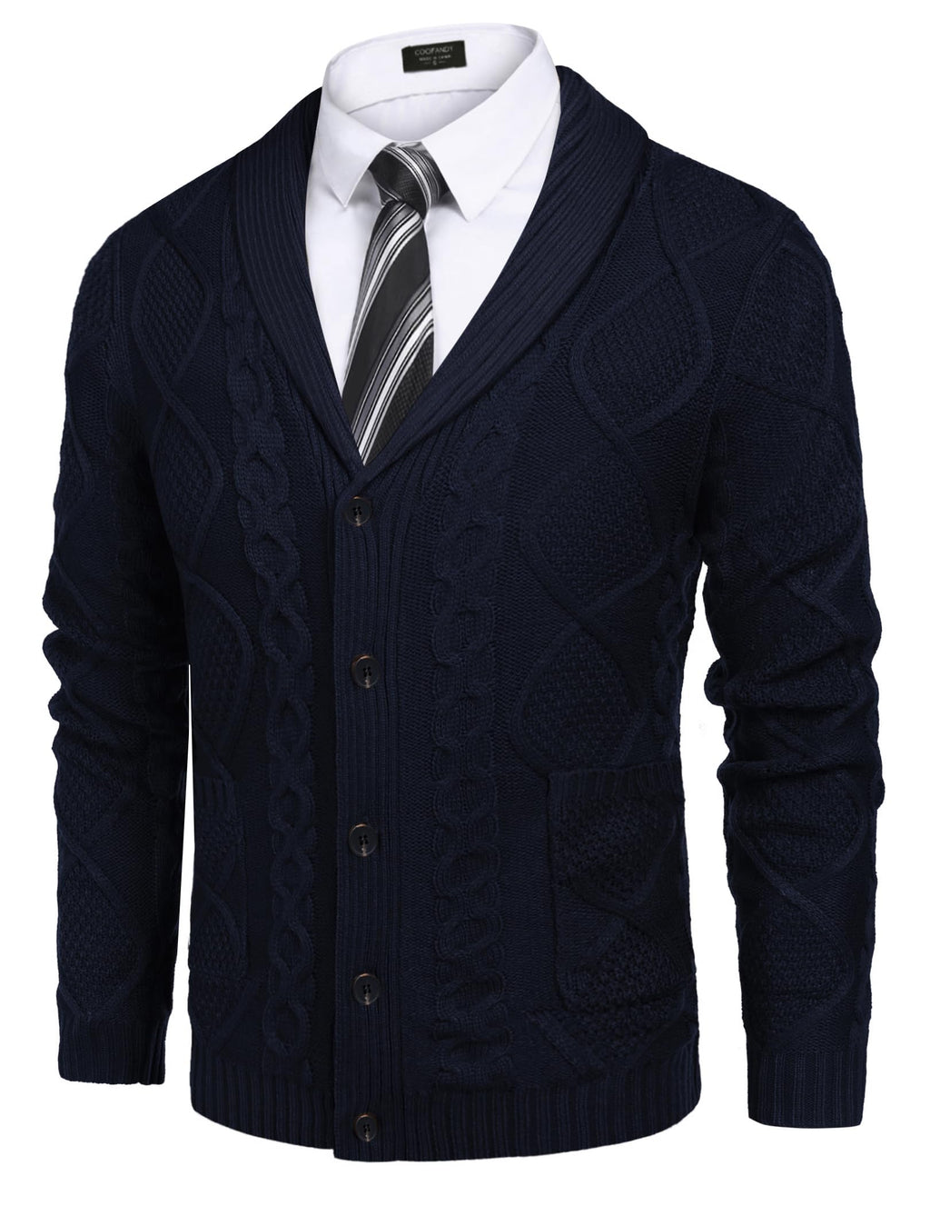 Harbor · NW CW-C15 — merino shawl cardigan