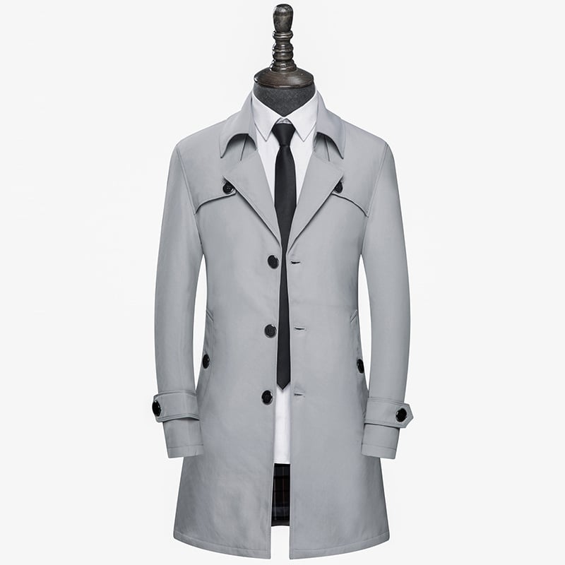 Warden · NW OB-08 — slim trench coat