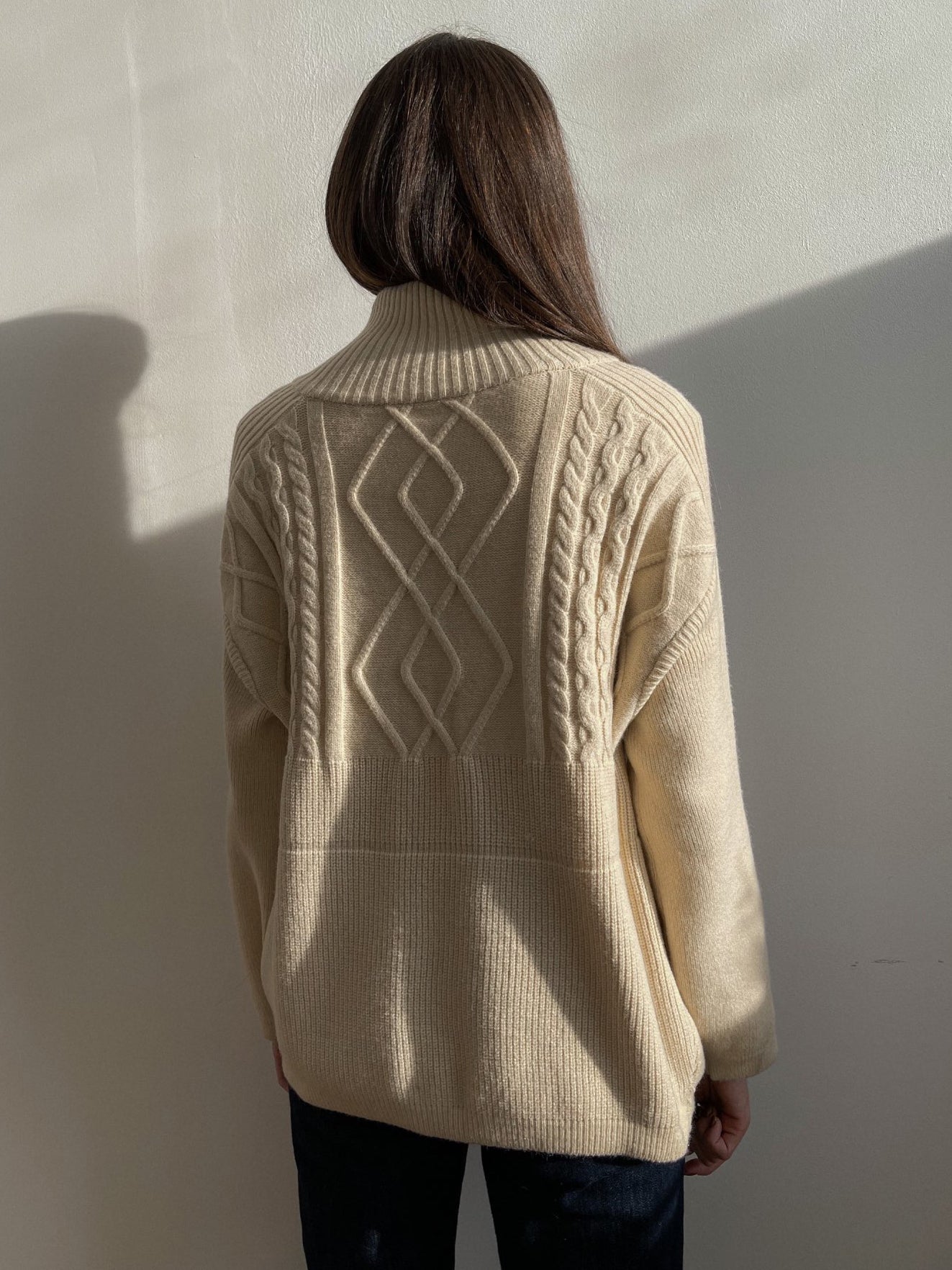 Tuart · NW KT-45 — Women's Oversized Knitted Wool Sweater