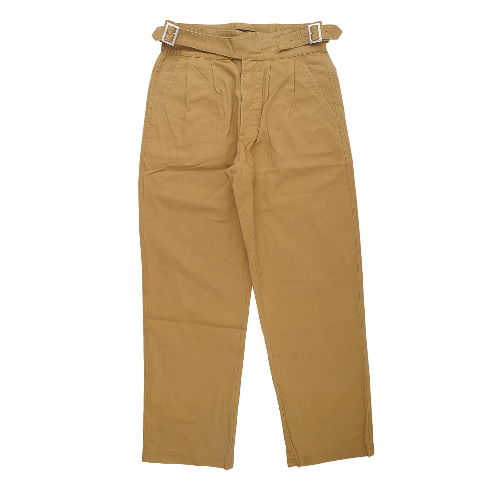 Fawn · NW CW-C12 — pleated gurkha trouser