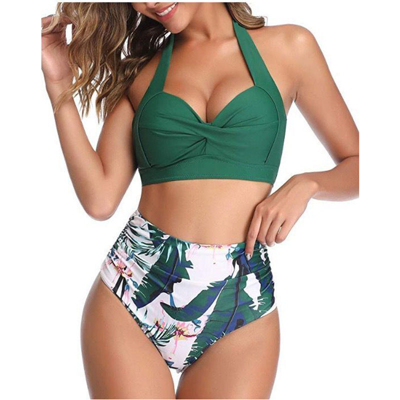 Harbor · NW SW-A15 — high-waisted solid bikini