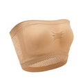 Muse · NW IN-A28 — fine-mesh strapless bralette