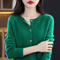 Marble · NW CA-30 — Women's Cashmere Cardigan