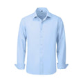 Sky · NW OX-08 — solid light-blue shirt
