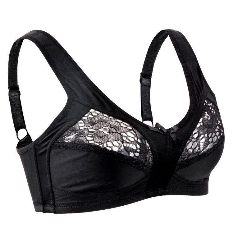 Noir · NW IN-A21 — sheer full-coverage lace bra