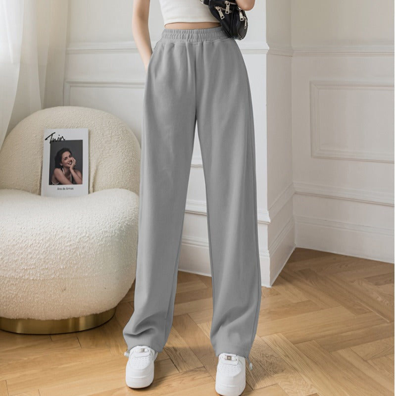 Nelson — Draped Wide-Leg Cotton Trouser