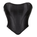 Noir · NW IN-A30 — French satin shaping bra
