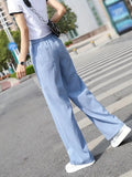 Toora · NW TP-49 — High-Waisted Wide-Leg Cotton-Linen Trouser
