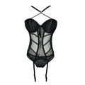 Vesper · NW IN-C28 — Suspender Lace Bodysuit